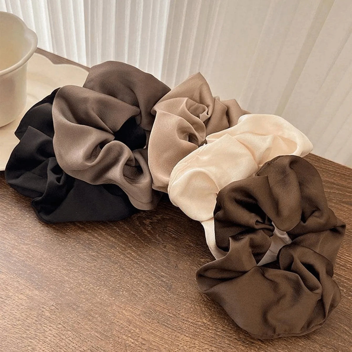 MumMe London Real Silk Large Hair Scrunchie